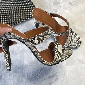 Snakeskin Heel